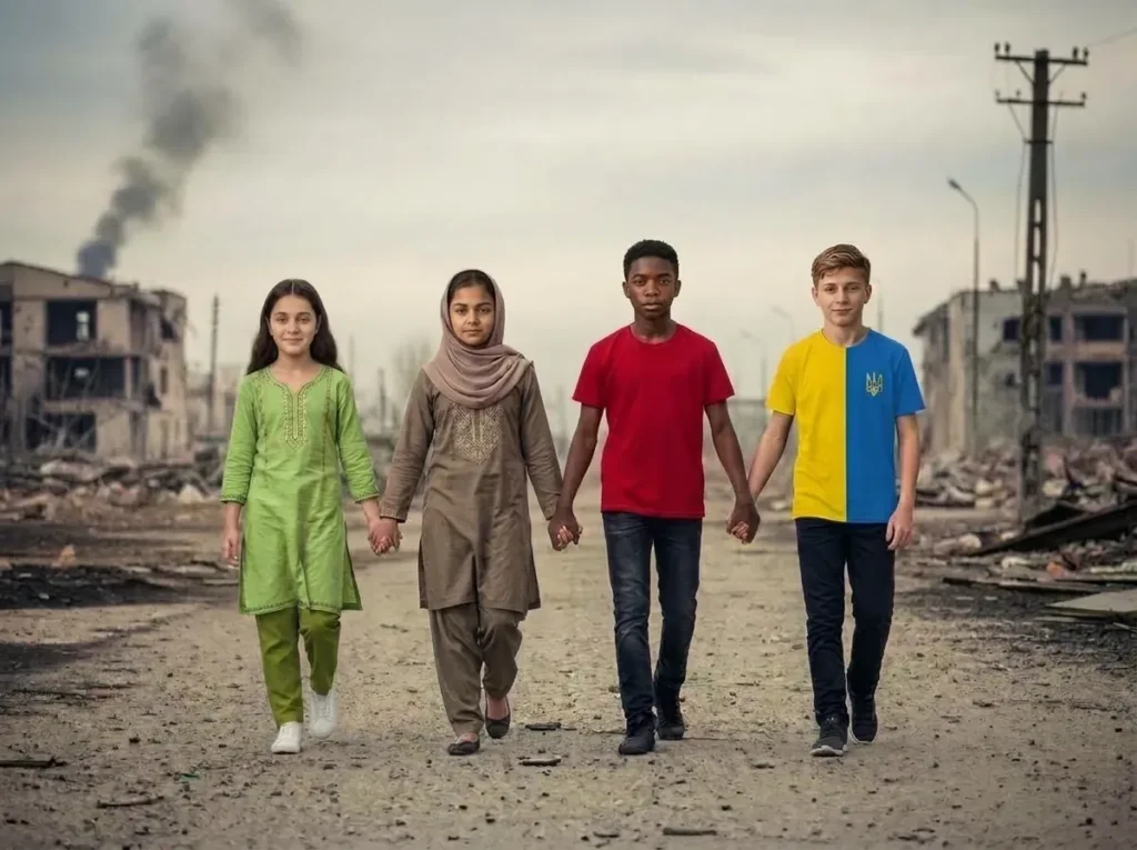 4 ados unis contre la guerre